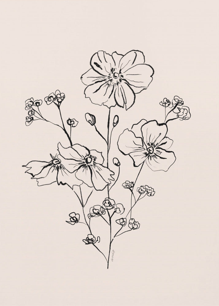 Wild Roses Bouquet | Poster