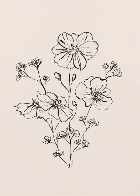 Wild Roses Bouquet | Poster