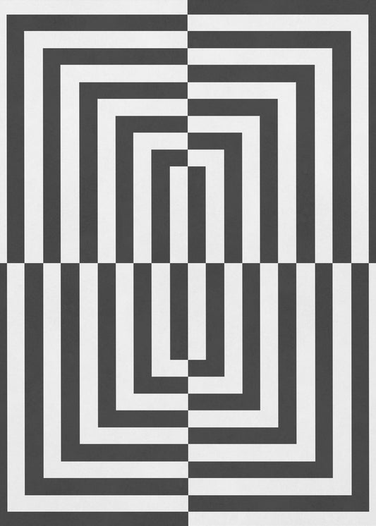 Black and white lines | Canvas