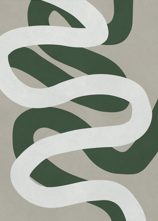 Expressionist curves 3 | Canvas