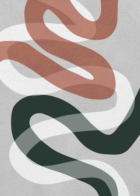 Expressionist curves 1 | Canvas