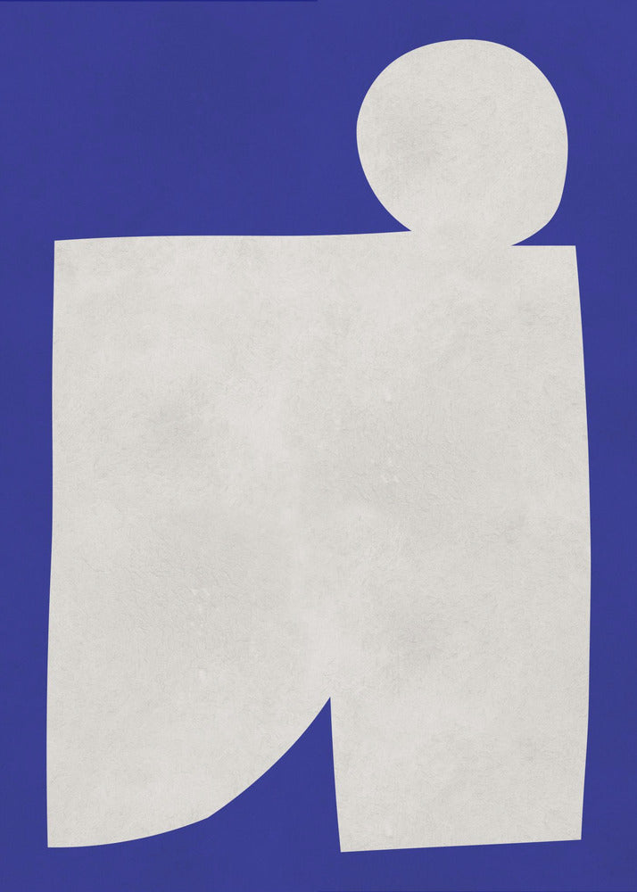 Blue and white art 2 | Poster