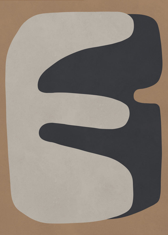 Brown and black art 3 | Poster