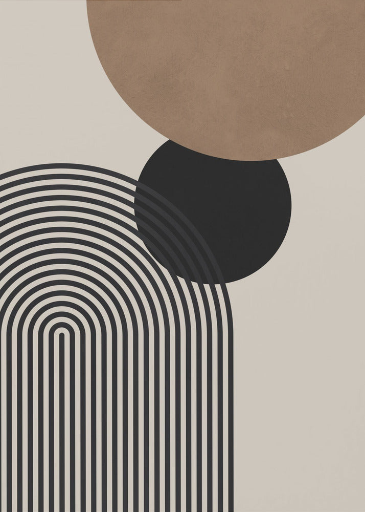 Composition lines and circles 4 | Canvas