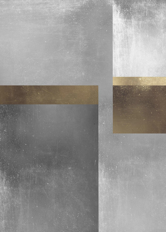 Gold and silver textures 6 | Poster