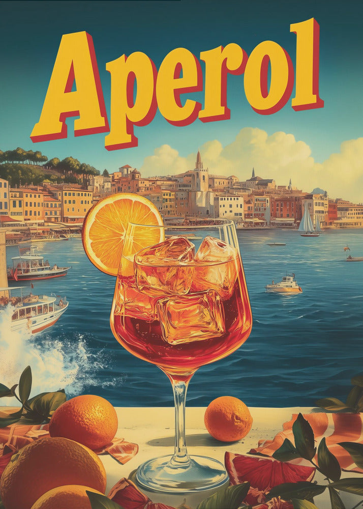 Aperol Vintage Commercial | Canvas