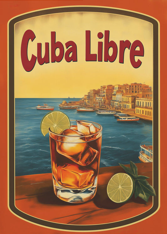 Cuba Libre Vintage Commercial | Poster