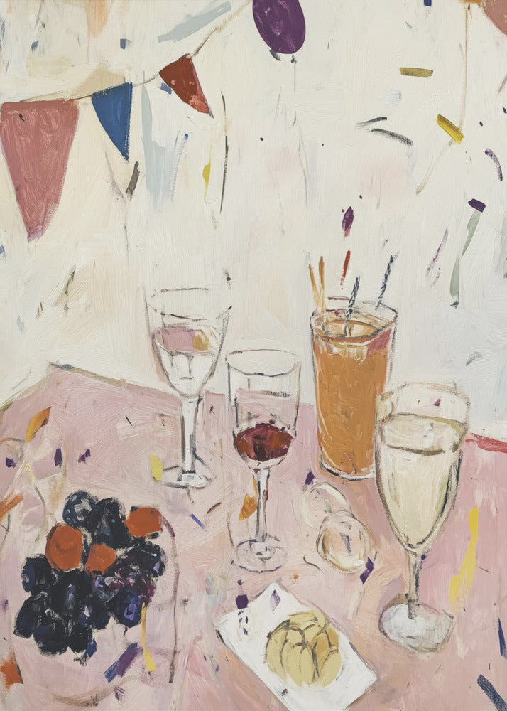 Festive Table Spread | Canvas