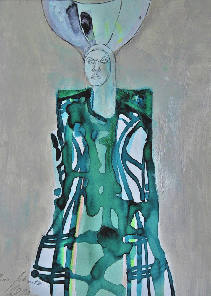 Tartan Woman | Canvas