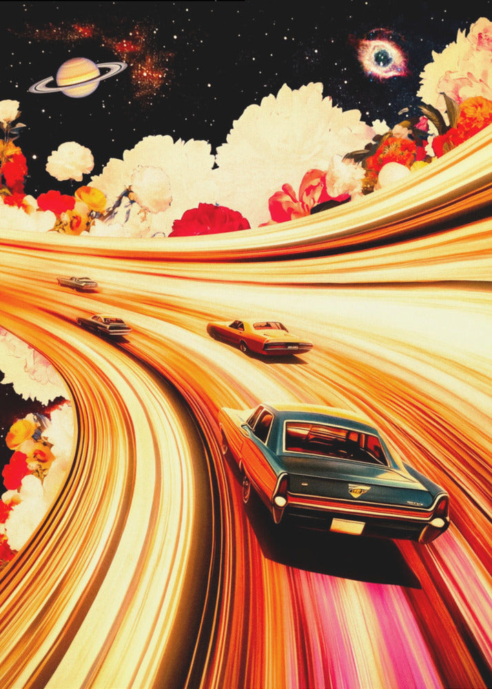 Flower Race | Canvas