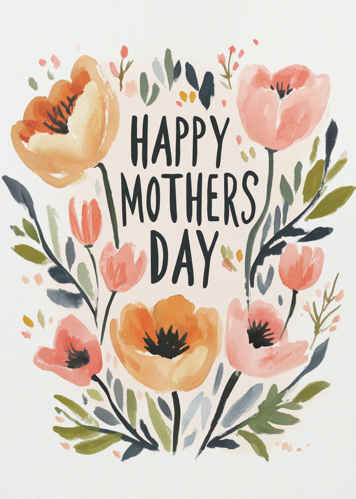 Floral Mother&#039;s Embrace | Canvas