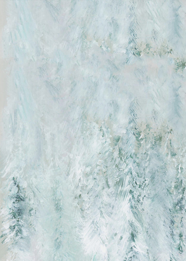 Winter White Forest Scene 1 | Poster