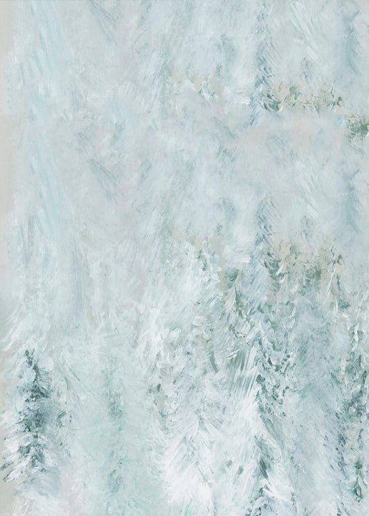 Winter White Forest Scene 1 | Canvas