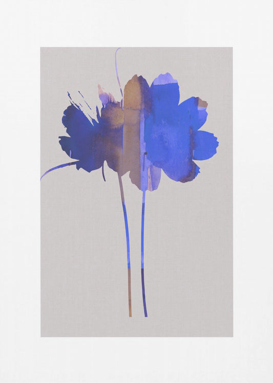 Bright Floral Graphic Print No1 | Canvas