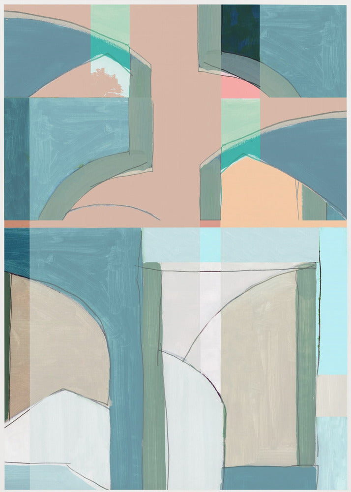 Abstract Arches No1 | Poster