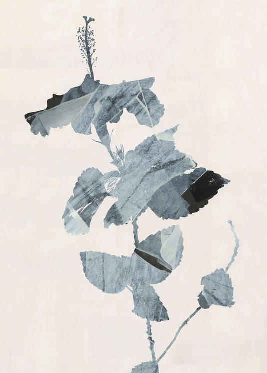 Botanical Silhouette No1 Print | Canvas