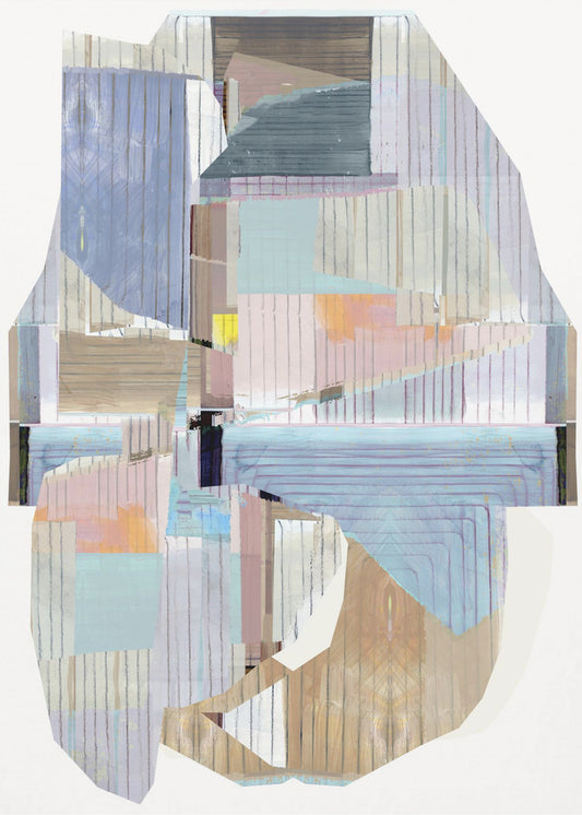 Multi Stripes Collage No 1 | Canvas