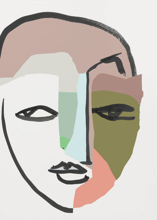 Visage No 1 Art Print | Canvas