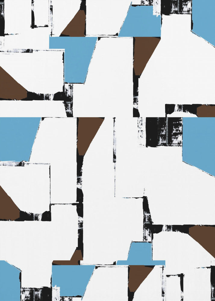 Abstract Neutral Geometry No2 | Canvas