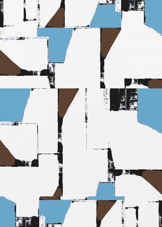 Abstract Neutral Geometry No2 | Canvas