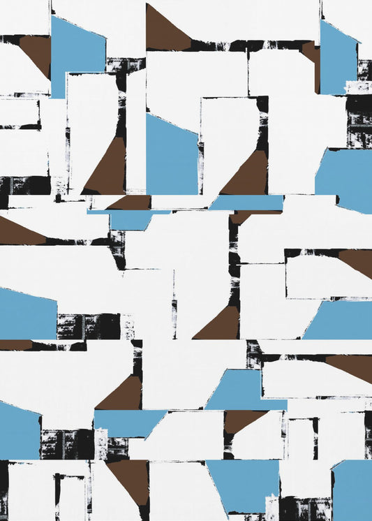 Abstract Neutral Geometry No3 | Canvas