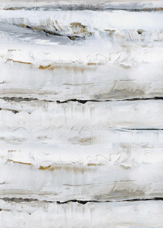 Abstract Soft Whites 3 | Canvas