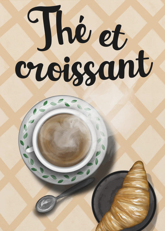 The Et Croissant | Canvas