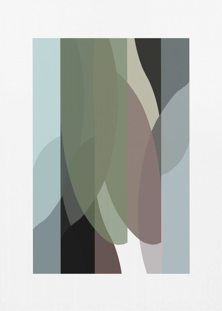 Abstract Shapes Art Print No 4 | Poster