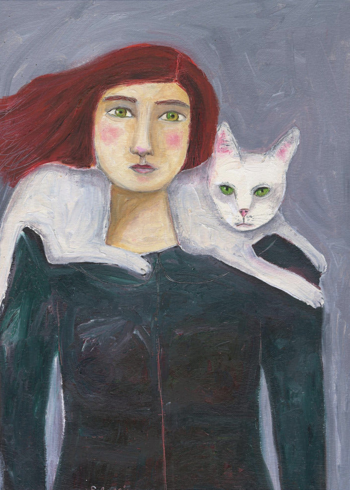 Lady and the White Cat | Poster