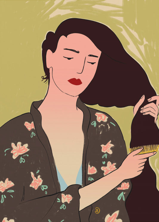 Woman With Long Hair | Poster