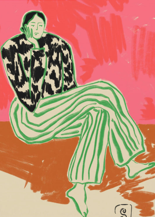 Calm Woman Portrait | Canvas