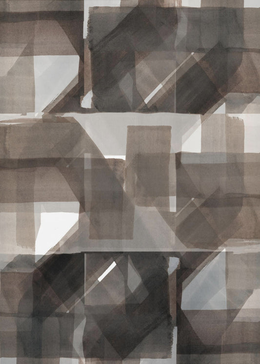 Abstract Dark Hammered 2 | Canvas