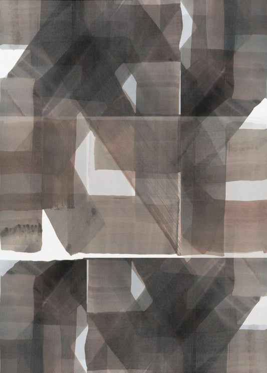 Abstract Dark Hammered 1 | Canvas