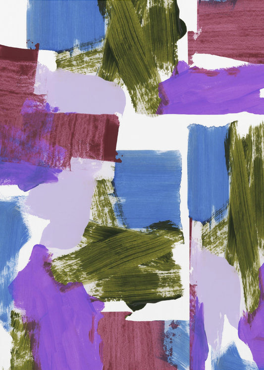 Deep Shades Abstract 1 | Canvas