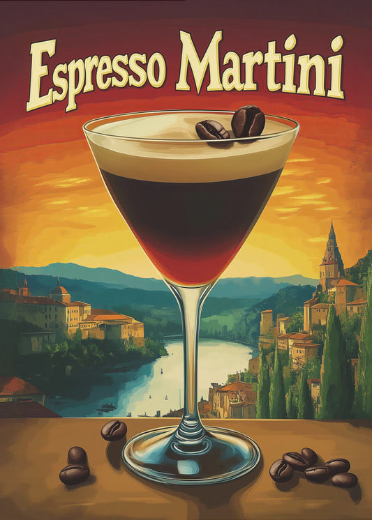 Espresso Martini Vintage | Poster