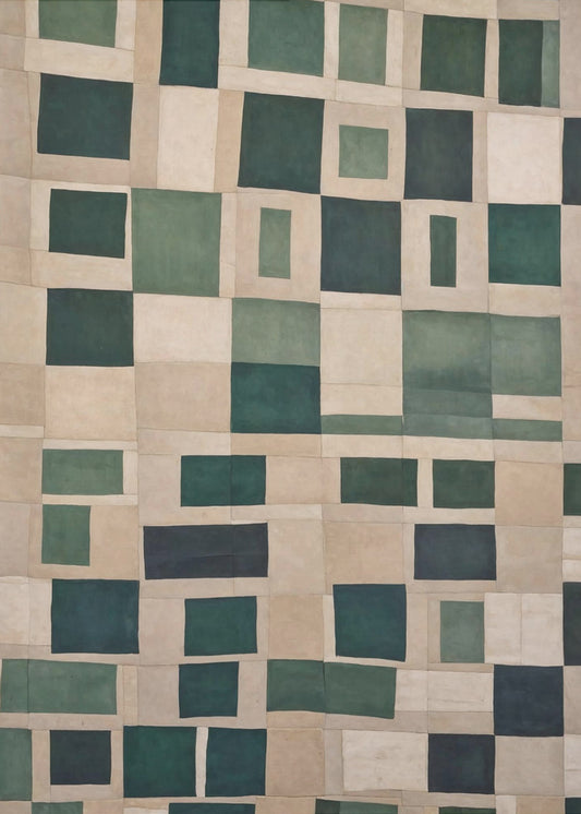 Emerald Mosaic | Canvas