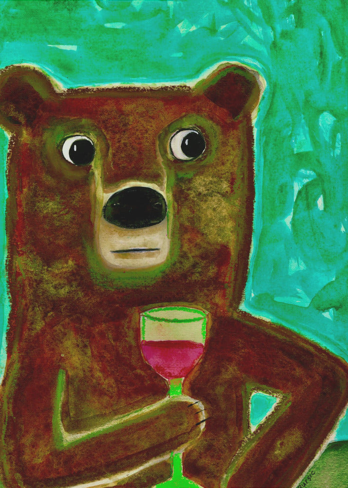 Mr. Bear at the Bar | Poster