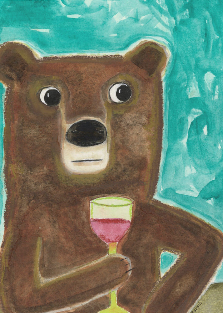 Mr. Bear at the Bar | Poster
