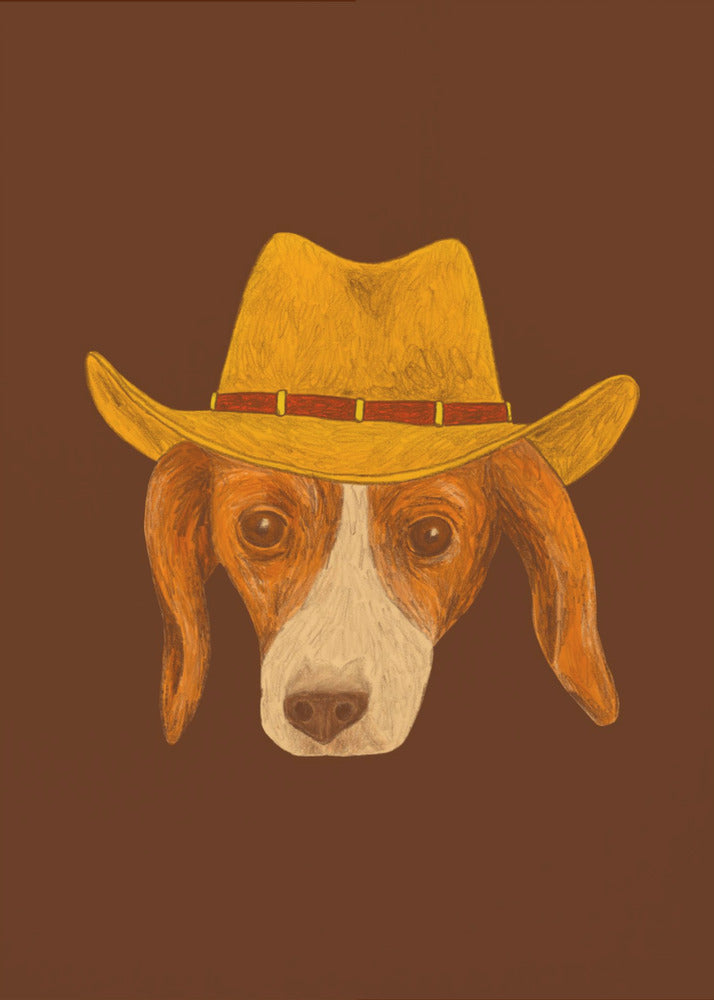Nala The Cutest Cowgirl Pup | Poster