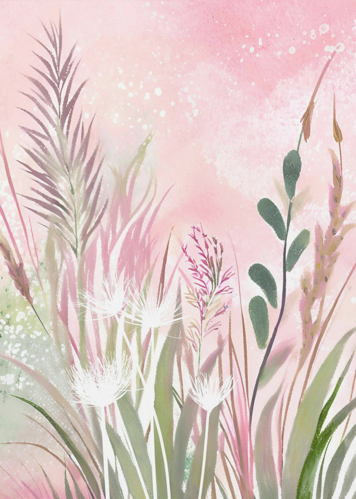 Pink and Green 32 | Canvas