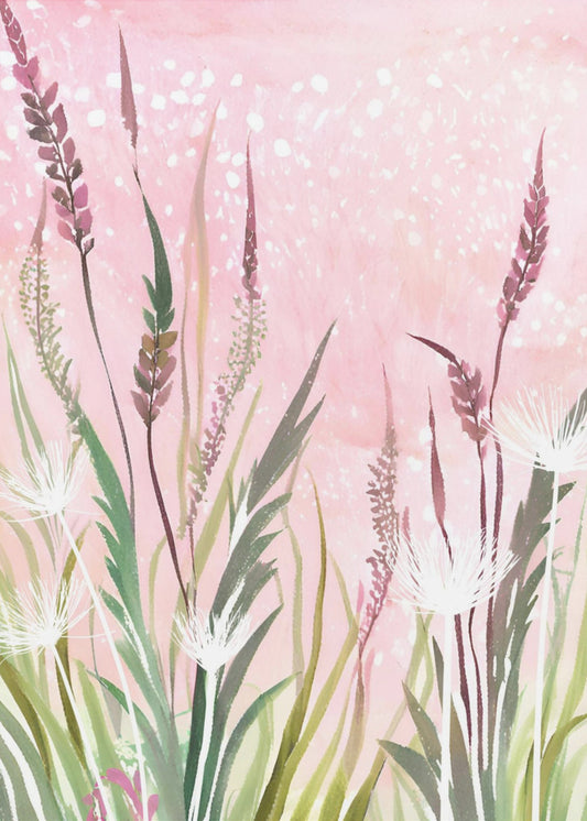 Pink and Green 33 | Canvas