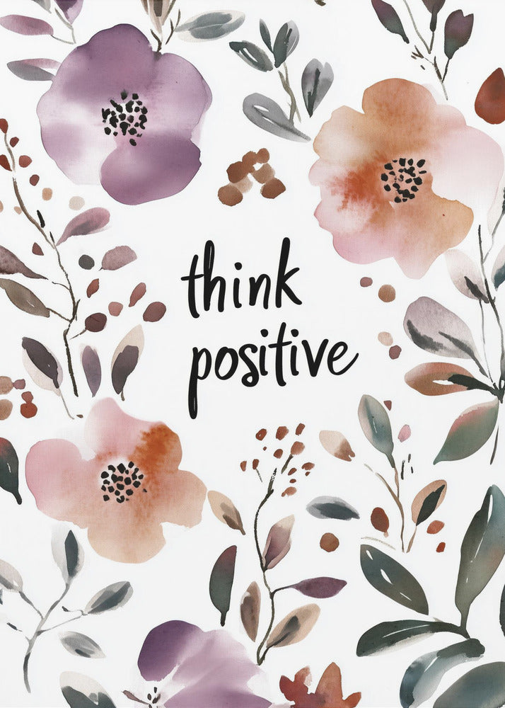 Floral Positivity Burst | Poster