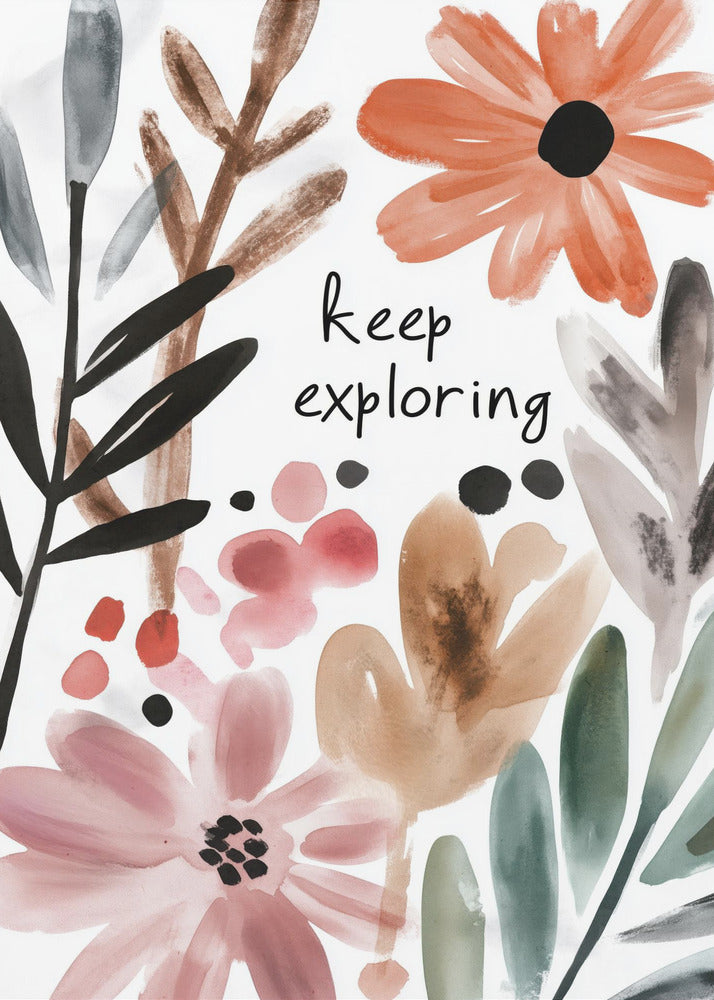 Floral Adventure | Canvas