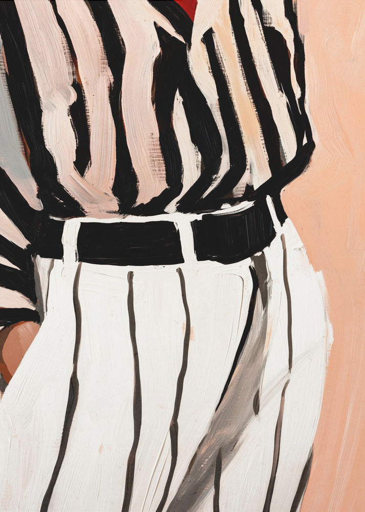 Stripe Elegance | Canvas