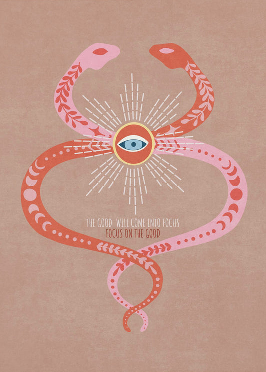 Serpent&#039;s Visionary Eye | Canvas