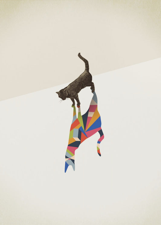 Walking Shadow, Cat | Canvas