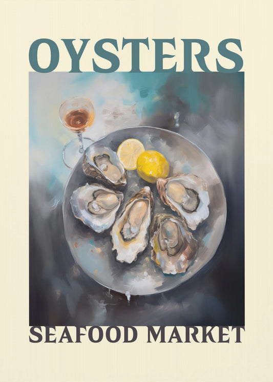 Oysters Seafood Market | Poster