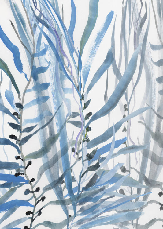Blue Seaweed No2 | Poster