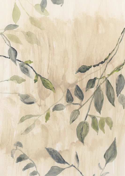 Colour Washed Leaves No1 | Poster