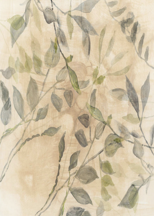 Colour Washed Leaves No2 | Poster